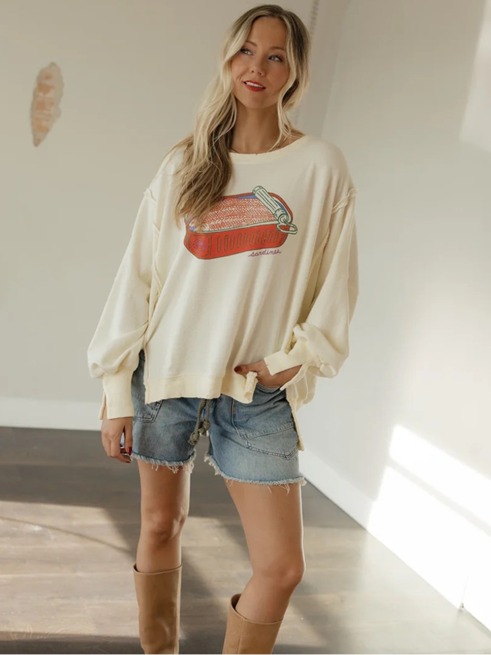Free People Graphic Camden Sweatshirt